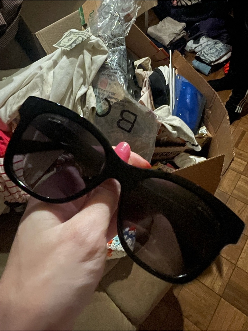CHANEL Black casual Women's Sunglasses